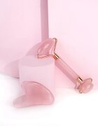Brushworks Resin Rose Roller & Gua Sha set za nego obraza