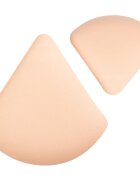 Brushworks Triangular Powder Puff Duo penasti aplikator za tekoči puder