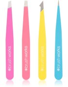 Brushworks Tweezer Set Neon set pincet