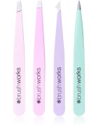 Brushworks Tweezer Set Pastel set pincet