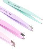 Brushworks Tweezer Set Pastel set pincet