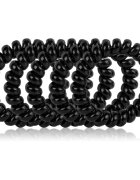 Brushworks Wonder Bobble elastike za lase Black 5 kos