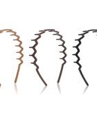 Brushworks Zig Zag Headbands obroč za lase 3 kos