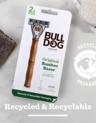 Bulldog Original Bamboo Razor brivnik + nadomestne britvice 9 ks