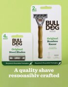 Bulldog Original Bamboo Razor brivnik + nadomestne britvice 9 ks