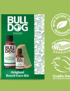 Bulldog Original Beard Care Kit darilni set za moške Peach Wood 104 cm