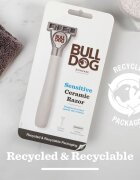 Bulldog Sensitive Ceramic Razor brivnik + nadomestne britvice 9 ks