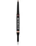 Buxom FLIP SIDE DUAL-ENDED EYELINER & SHADOW kremasto senčilo in črtalo za oči v svinčniku odtenek Champagne and Chocolates 0.78 g