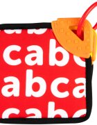 Canpol babies BabiesBoo Sensory Cards with Teether vrtljiva knjiga z grizljajočim delom 1 kos