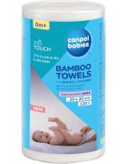 Canpol babies Bamboo Towels brisače za enkratno uporabo 0m+ 20x20 cm 120 kos