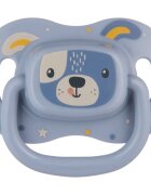 Canpol babies Cute Animals Soother 6-18m duda Blue 1 kos