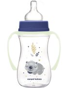 Canpol babies EasyStart Sleepy Koala 240 ml steklenička za dojenčke 3 m+ Blue 1 kos