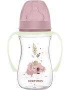 Canpol babies EasyStart Sleepy Koala 240 ml steklenička za dojenčke 3 m+ Pink 1 kos