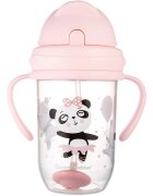 Canpol babies Exotic Animals Cup With Straw skodelica s slamico 1 kos