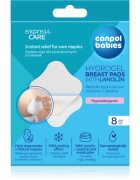 Canpol babies Hydrogel Breast Pads celilne prsne blazinice s hidrogelom z lanolinom 8 kos