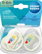 Canpol babies MUM&DAD duda 0-6 m 2 kos