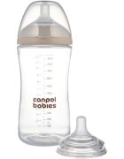 Canpol babies Natural Shape antikolična steklenička 3m+ 1 kos