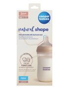 Canpol babies Natural Shape antikolična steklenička 3m+ 1 kos