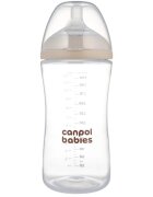 Canpol babies Natural Shape antikolična steklenička 6m+ 1 kos