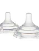 Canpol babies Natural Shape cucelj za stekleničko 0m+ 2 kos