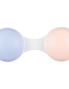 Canpol babies Pastels ropotuljica z grizljajočim delom darilni set 0m+