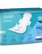 Canpol babies Postpartum Pads With Wings poporodni vložki za noč 8 kos