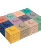 Canpol babies Small Toys mehke senzorične igralne kocke 6m+ 12 kos