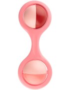 Canpol babies Small Toys ropotuljica 0m+ Pink 1 kos