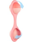 Canpol babies Small Toys ropotuljica 0m+ Pink 1 kos
