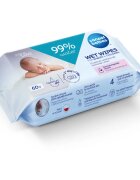 Canpol babies Wet Wipes 99% Water otroški nežni vlažni robčki 60 kos