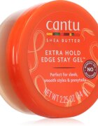 CANTU Shea Butter Extra Hold Edge fiksacijski gel za valovite in kodraste lase s karitejevim maslom 67 ml