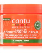 CANTU Shea Butter Leave-In Conditioning Cream balzam brez spiranja za valovite in kodraste lase 340 g