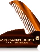 Captain Fawcett Accessories Moustache Comb zložljiv glavnik za brke 1 kos
