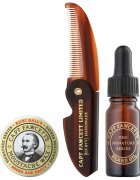 Captain Fawcett Ricki Hall´s Booze & Baccy Grooming Kit darilni set za brado za moške