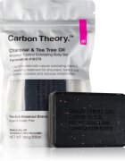 Carbon Theory Charcoal & Tea Tree Oil čistilni piling za telo za problematično in mastno kožo 100 g