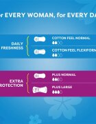 Carefree Cotton dnevni vložki 56 kos