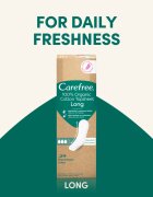 Carefree Organic Cotton Long dnevni vložki 24 kos