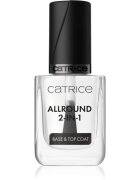Catrice Allround 2-in-1 podlaga za lak za nohte 2 v 1 transparenten (M)transparentna (F)transparentno (N) 10.5 ml