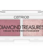 Catrice Diamond Treasures duo senčila za oči odtenek 020 Fairy Dust 2.8 g