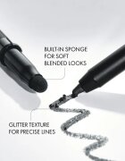 Catrice Jewel Glide Effect Eye Pencil vodoodporni svinčnik za oči za bleščeč sijaj odtenek 010 Black Diamond 1.5 g