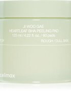 celimax Ji Woo Gae Heartleaf BHA Peeling Pad eksfoliacijske blazinice s pomirjajočim učinkom 60 kos