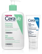 CeraVe Cleansers Foaming Cleanser set za normalno do mastno kožo