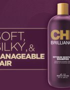 CHI Brilliance Optimum Moisture Shampoo vlažilni šampon za sijaj in mehkobo las 355 ml