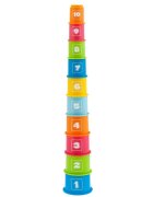 Chicco 2 in 1 Stacking Cups zložljivi lončki 9m+ 10 kos