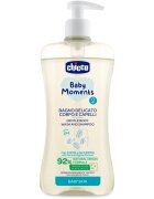 Chicco Baby Moments nežen otroški šampon za lase in telo 500 ml