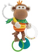 Chicco Baby Senses Monkey grizalo z ropotuljico 1 kos