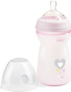 Chicco Natural Feeling Girl steklenička za dojenčke 6m+ 1 kos