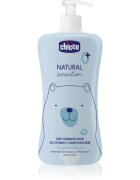 Chicco Natural Sensation Baby šampon in gel za prhanje za otroke od rojstva 0+ 500 ml