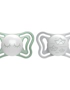 Chicco Physio Light Physio Forma Night duda 16-36 m Green/Grey 2 kos