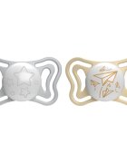 Chicco Physio Light Physio Forma Night duda 6-16 m Grey/Gold 2 kos